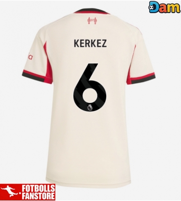 Liverpool Milos Kerkez #6 Bortatröja Dam 2025-26 Kortärmad